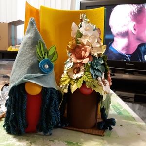 Mother nature gnome and mister nature